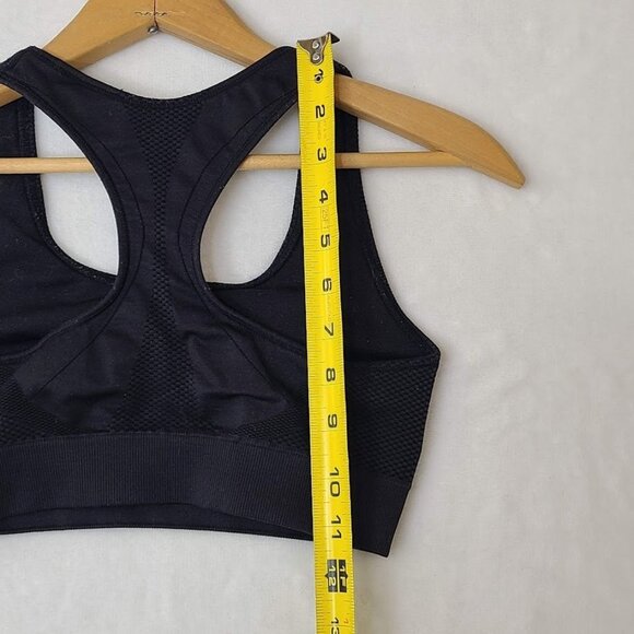 Champion Women's Black Sports Bra Size M Racerback Wireless - Picture 5 of 8